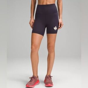 Lululemon Team Canada Wunder Train High-Rise Short 6" size 6